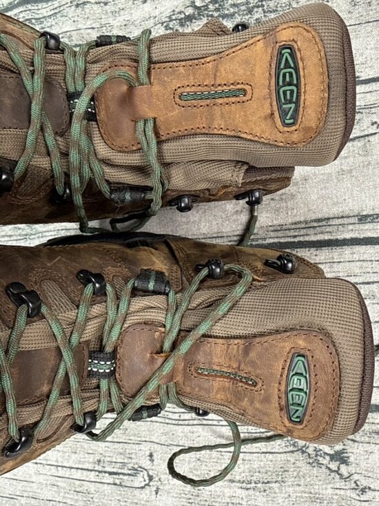 KEEN Utility Lansing Waterproof Boot Men\'s 12EE Wide Brown EH Rated main image 9